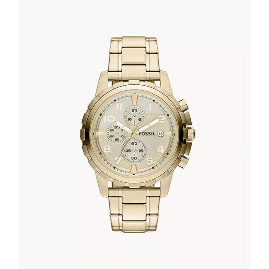 Fossil Dean Men's Gold Bracelet Quartz Watch - FS4867