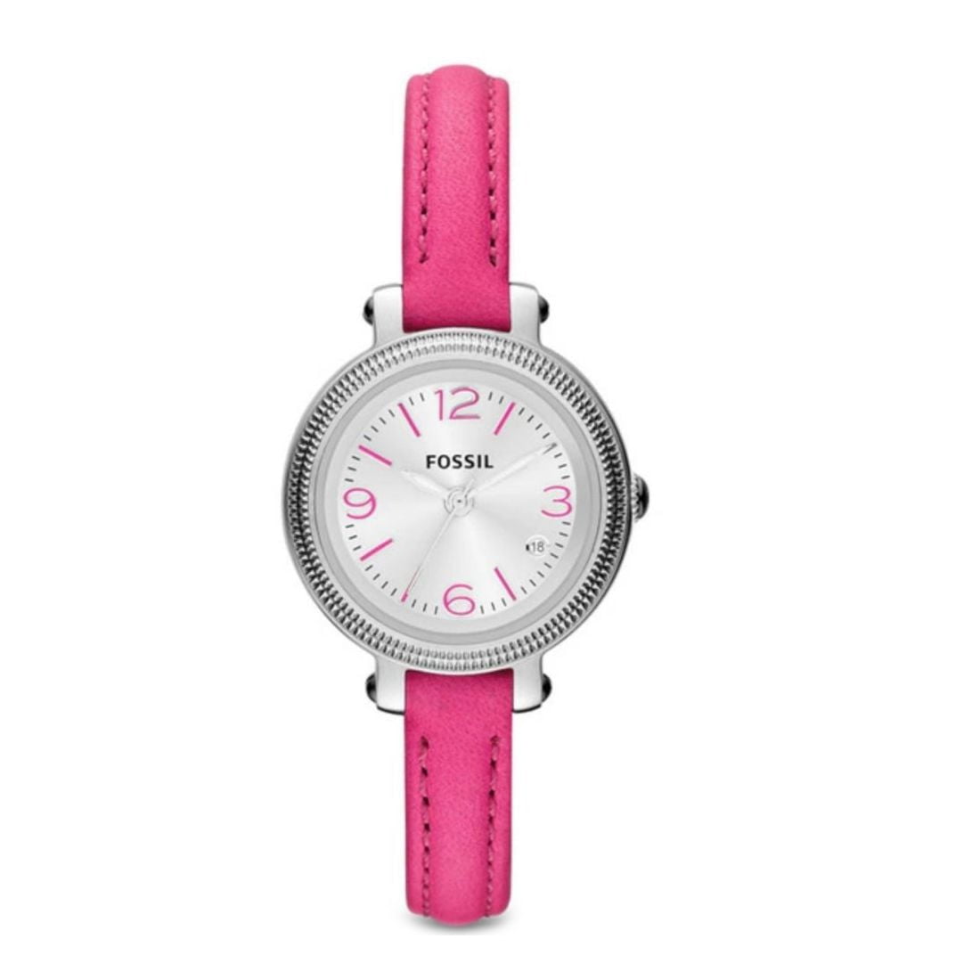 Fossil Heather Women's Hot Pink Strap Quartz Watch - ES3302