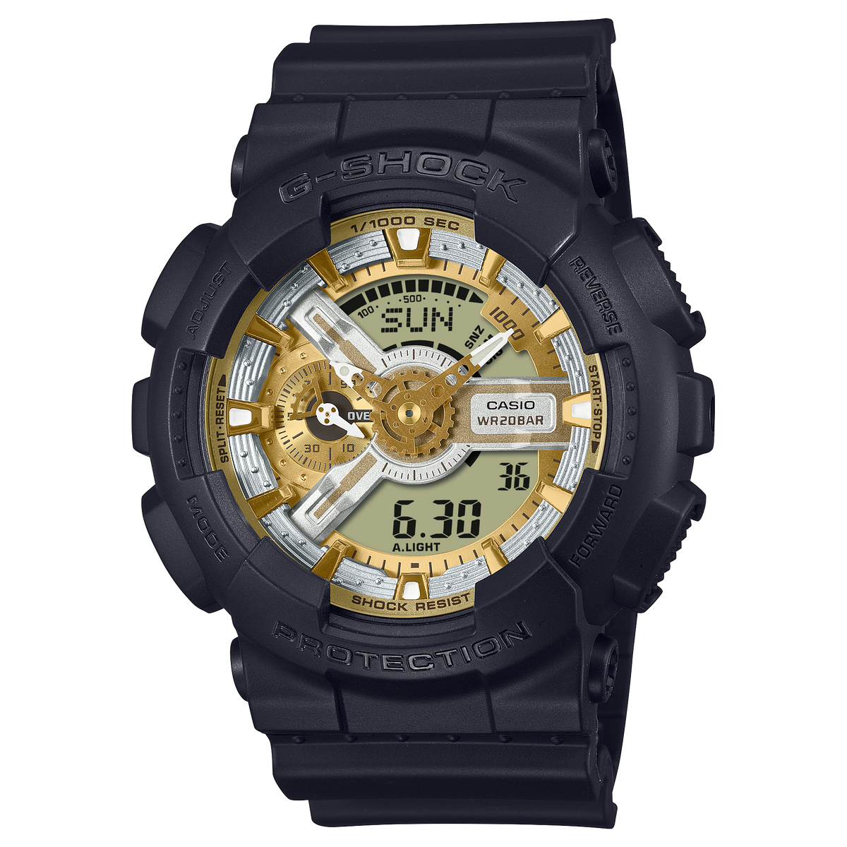 Casio CASIO G-SHOCK GA-110 Series Men's Black Strap Quartz Watch - GA110CD-1A9