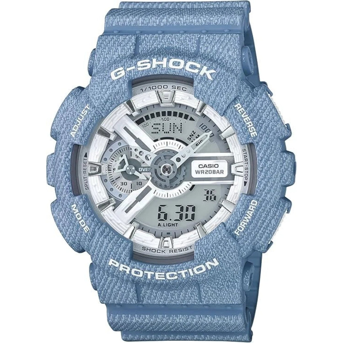 Casio Men's GA-110DC-2A7JF Denim Blue Resin Watch