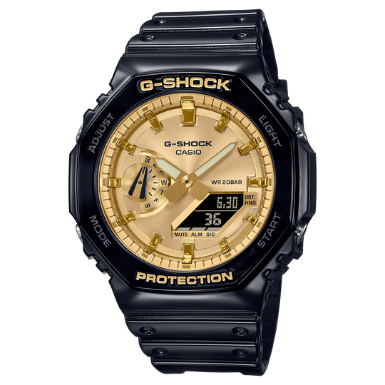 Casio G-SHOCK 2100 Series Unisex Black Strap Quartz Watch - GA2100GB-1A