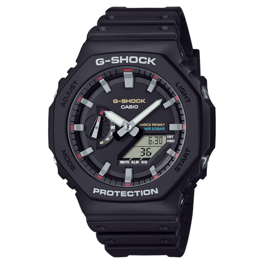 Casio G-SHOCK 2100 Series (GA-2100 Series) Unisex Black Strap Quartz Watch - GA2100RL-1A