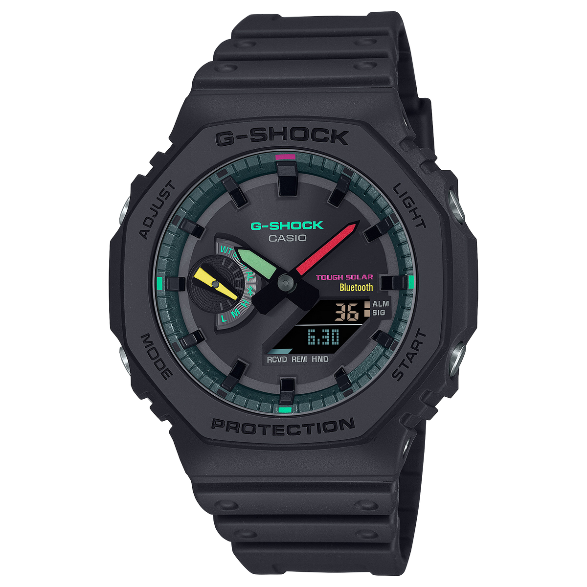 Casio G-SHOCK 2100 Series / GA-B2100 Series Men's Black Strap Quartz Watch - GAB2100MF-1A