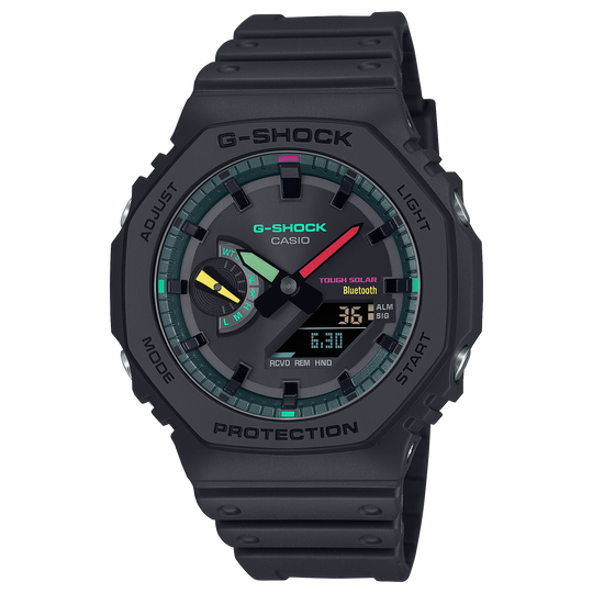 Casio G-SHOCK 2100 Series / GA-B2100 Series Men's Black Strap Quartz Watch - GAB2100MF-1A