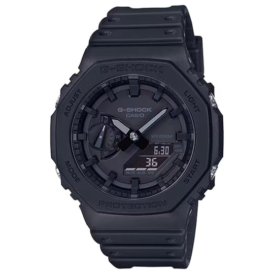 Casio G-SHOCK GA2100 Series (CasiOak) Unisex Black Strap Quartz Watch - GA2100-1A1