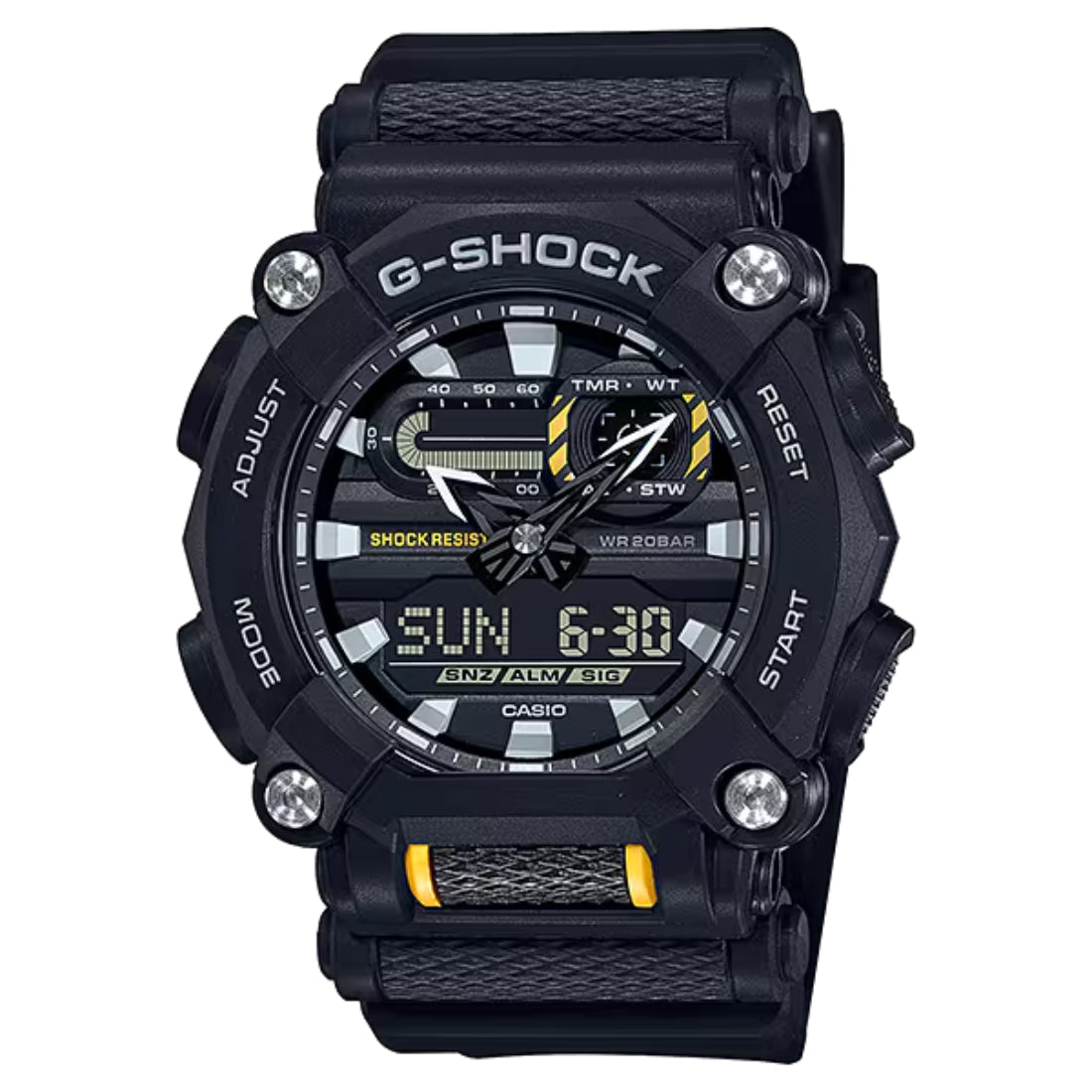 Casio G-SHOCK GA-900 Series Men's Black Strap Quartz Watch - GA900-1A