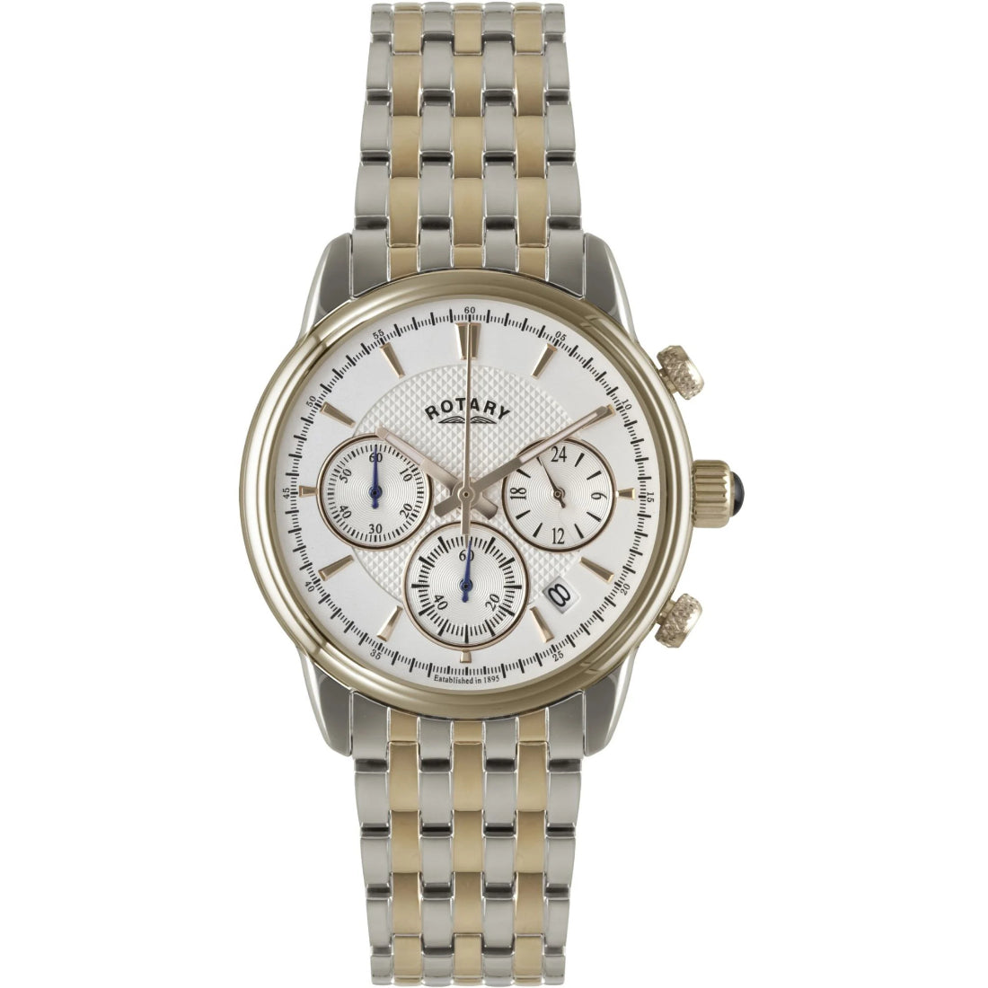 ROTARY Monaco Sports Chronograph Men's White Dial Quartz Watch GB02877/06
