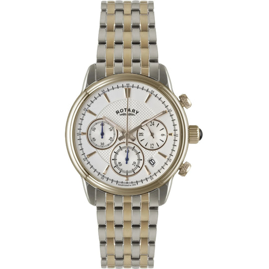 ROTARY Monaco Sports Chronograph Men's White Dial Quartz Watch GB02877/06
