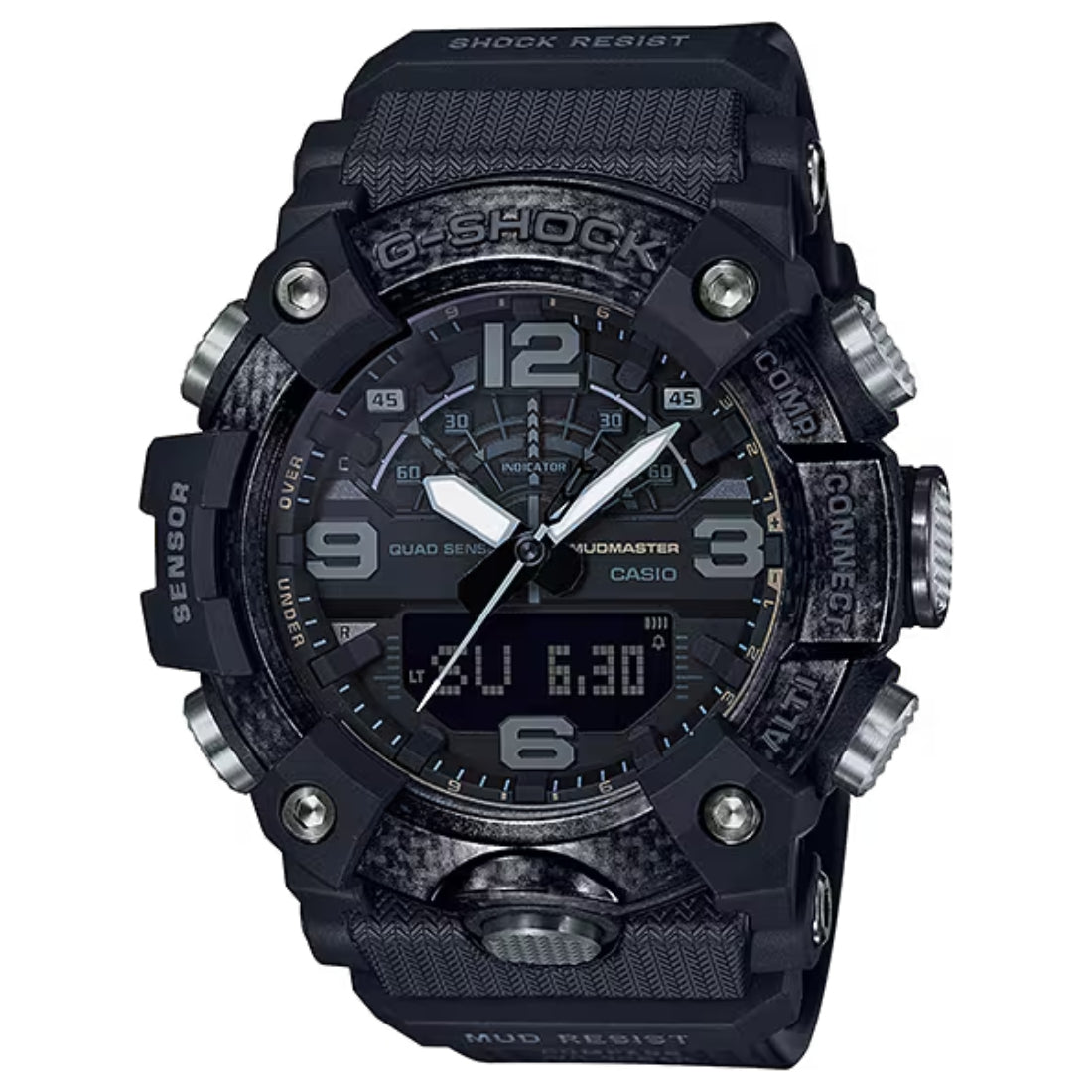 Casio G-SHOCK Master of G - Land / Mudmaster GG-B100 Series Men's Black Strap Quartz Watch - GGB100-1B