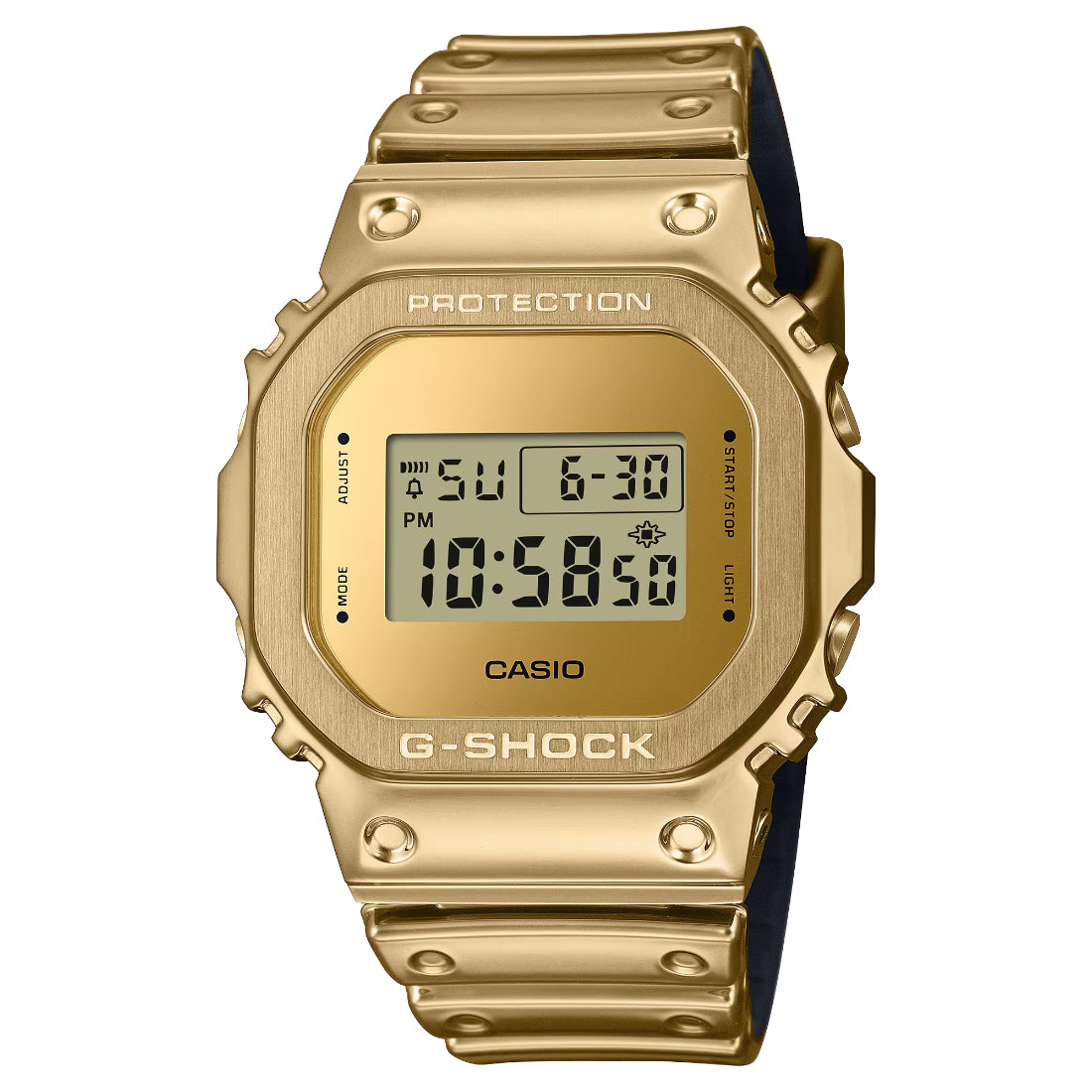 Casio G-SHOCK G-STEEL 5600 Series Men's Gold Strap Quartz Watch - GM5600YMG-9