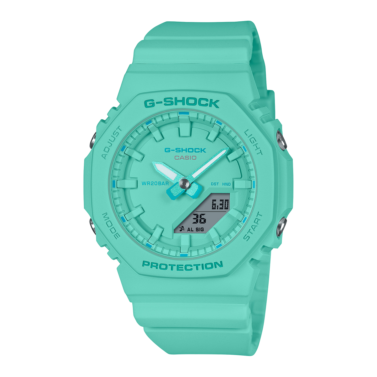 Casio G-Shock GMA-P2100 Series / 2100 Series Women's Torquoise Blue Strap Quartz Watch - GMAP2100-2A
