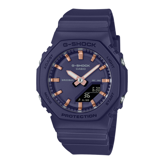 Casio G-SHOCK GMA-P2100 Series (Compact CasiOak Style) Women's Navy Blue Strap Quartz Watch - GMAP2100M-2A
