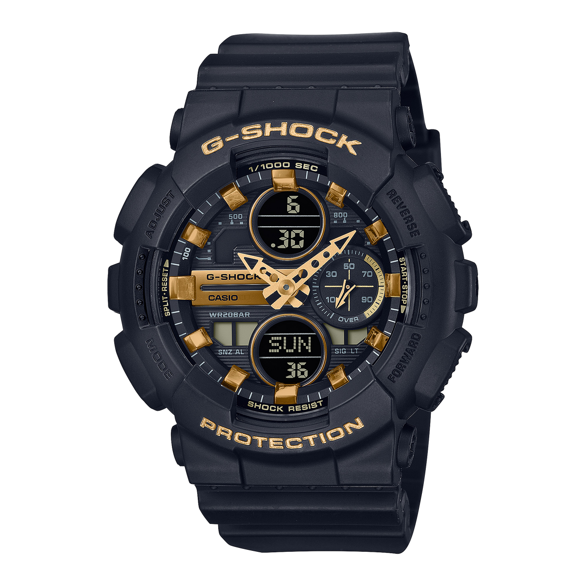 Casio G-SHOCK GMA-S Series Women's Black Strap Quartz Watch - GMAS140M-1A