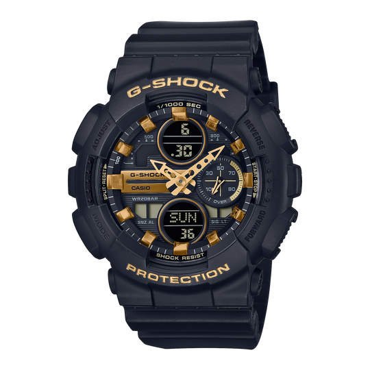 Casio G-SHOCK GMA-S Series Women's Black Strap Quartz Watch - GMAS140M-1A