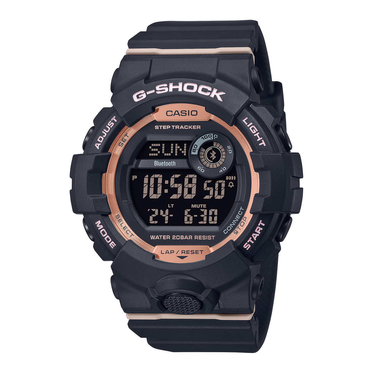 Casio G-SHOCK G-SQUAD GMD-B800 Series Women's Black Strap Quartz Watch - GMDB800-1