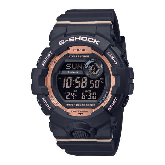 Casio G-SHOCK G-SQUAD GMD-B800 Series Women's Black Strap Quartz Watch - GMDB800-1