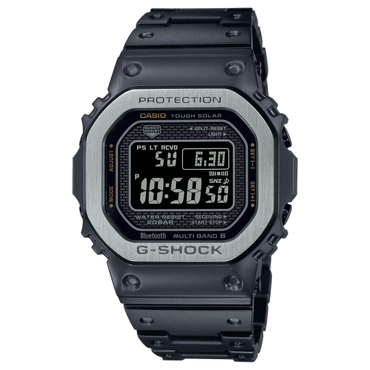Casio G-SHOCK Full Metal 5000 Series / GMW-B5000 Series Men's Black Bracelet Quartz Watch - GMWB5000MB-1