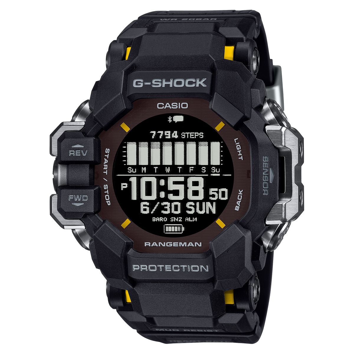Casio G-SHOCK Master of G - Land Rangeman Series Men's Black Strap Quartz Watch - GPRH1000-1