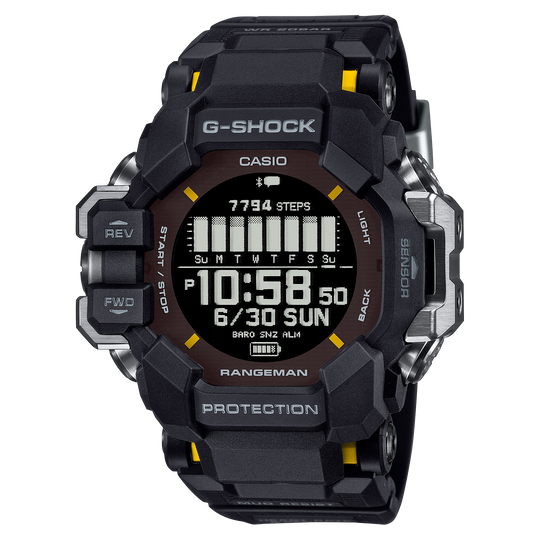 Casio G-SHOCK Master of G - Land Rangeman Series Men's Black Strap Quartz Watch - GPRH1000-1