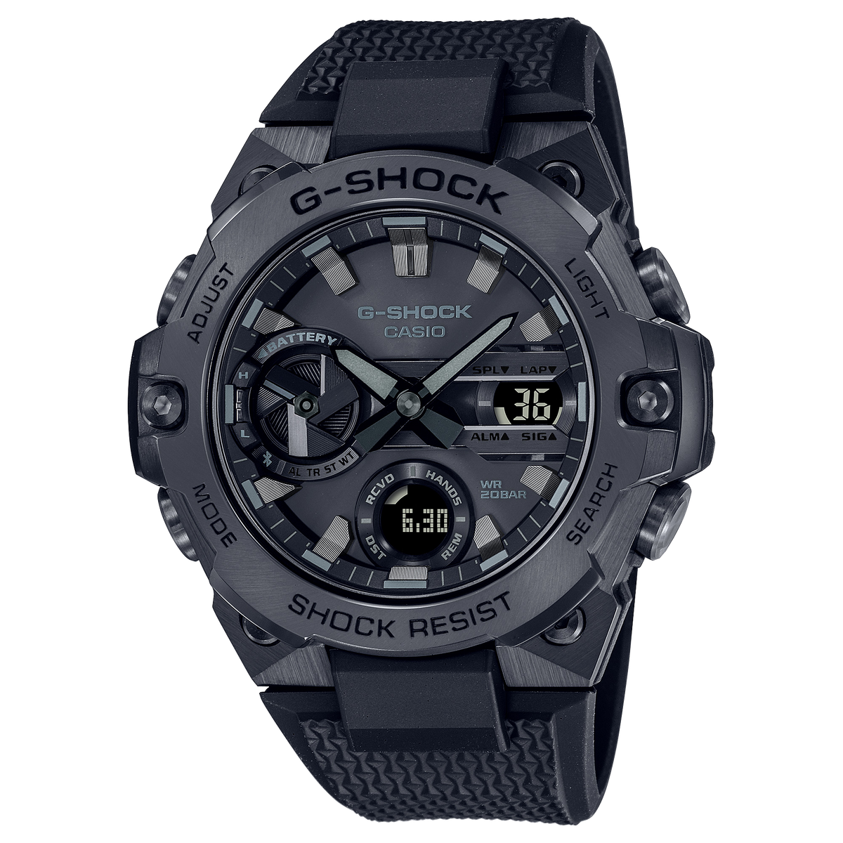 Casio G-Shock G-STEEL GST-B400 Series Men's Black Strap Quartz Watch - GSTB400BB-1A