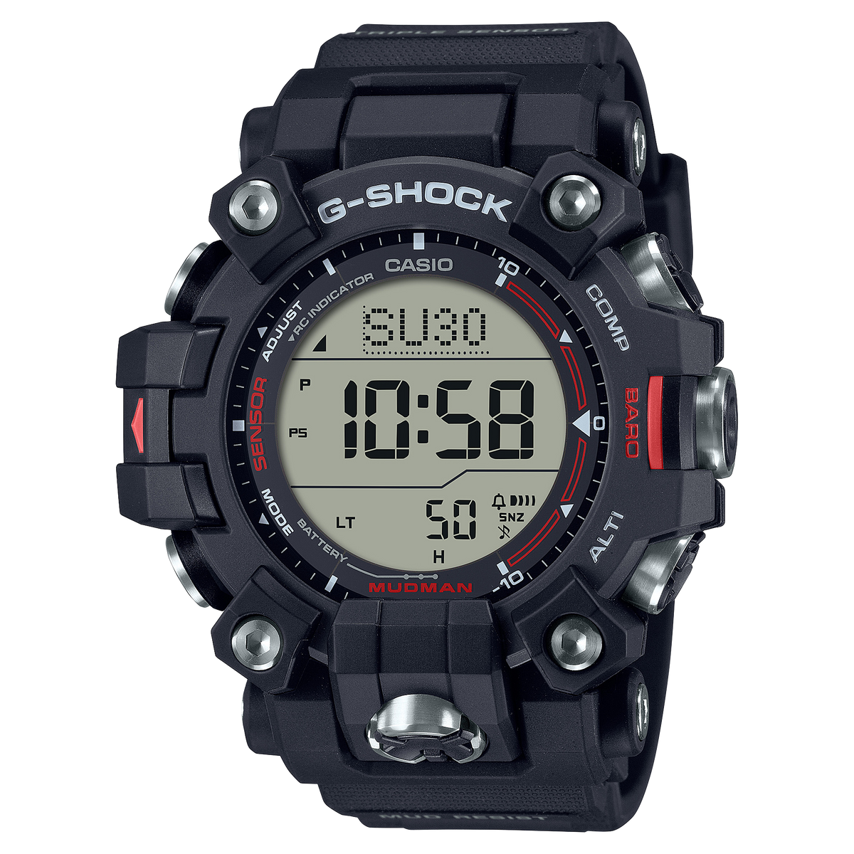 Casio G-SHOCK Master of G – LAND MUDMAN (GW-9500 Series) Men's Black Strap Quartz Watch - GW9500-1