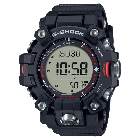 Casio G-SHOCK Master of G – LAND MUDMAN (GW-9500 Series) Men's Black Strap Quartz Watch - GW9500-1