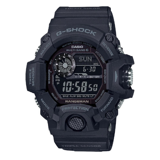 Casio G-Shock Rangeman / Master of G – Land Series / GW-9400 Series Men's Black Strap Quartz Watch - GW9400-1B