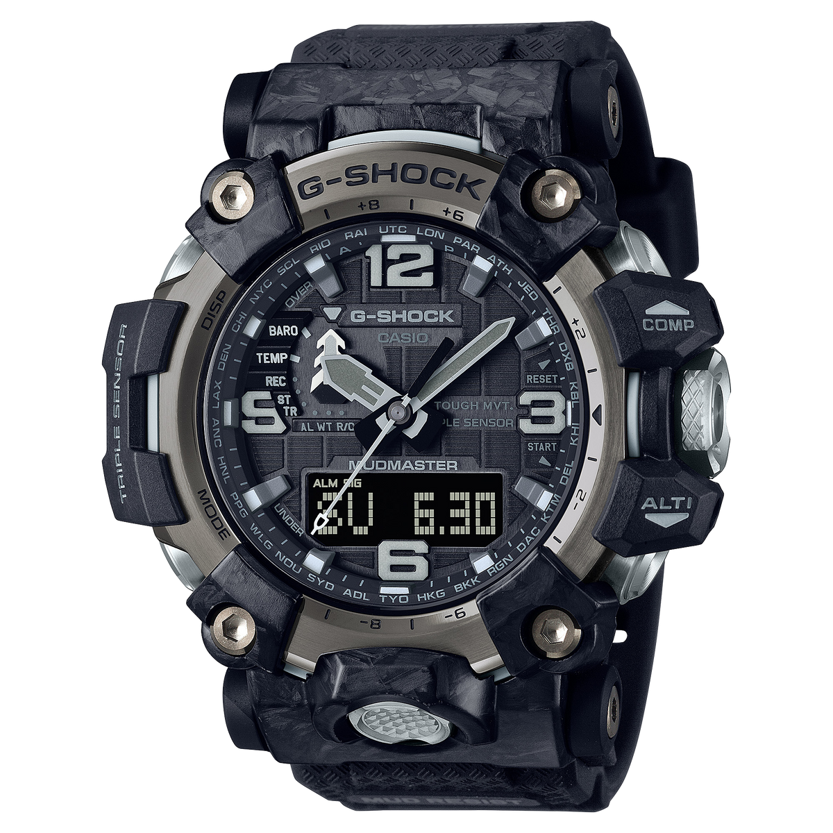 Casio G-Shock Master of G – Land Series / Mudmaster Men's Black Strap Quartz Watch - GWG2000-1A1