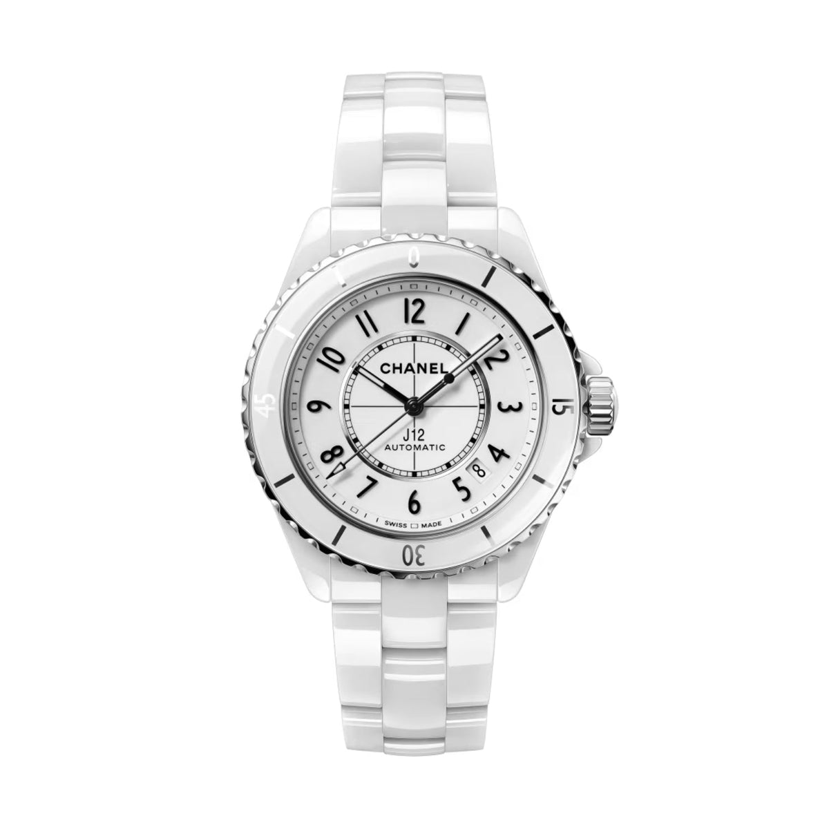 Chanel Women&#39;s H5700 White Ceramic Watch