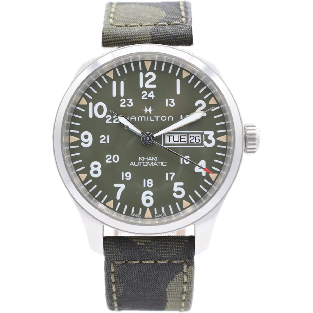 Hamilton Men's H705350 Beige Fabric Watch