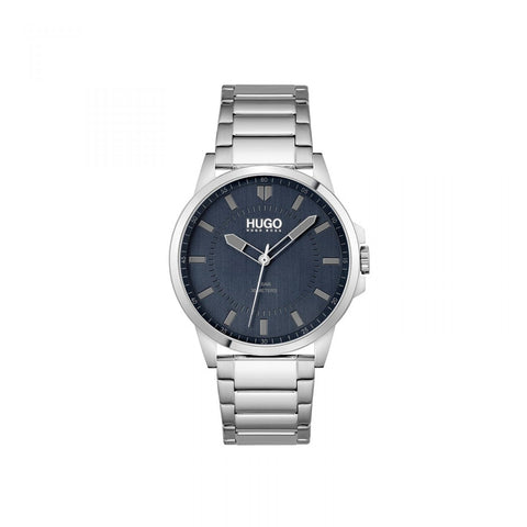 Hugo Boss First Men's Silver-tone Bracelet Quartz Watch - 1530186