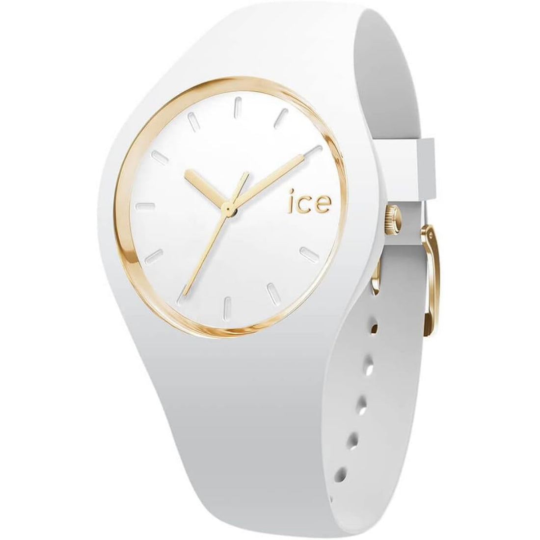 Ice-Watch Ice-Glam Unisex White Strap Quartz Watch - ICE.GL.WE.U.S.13