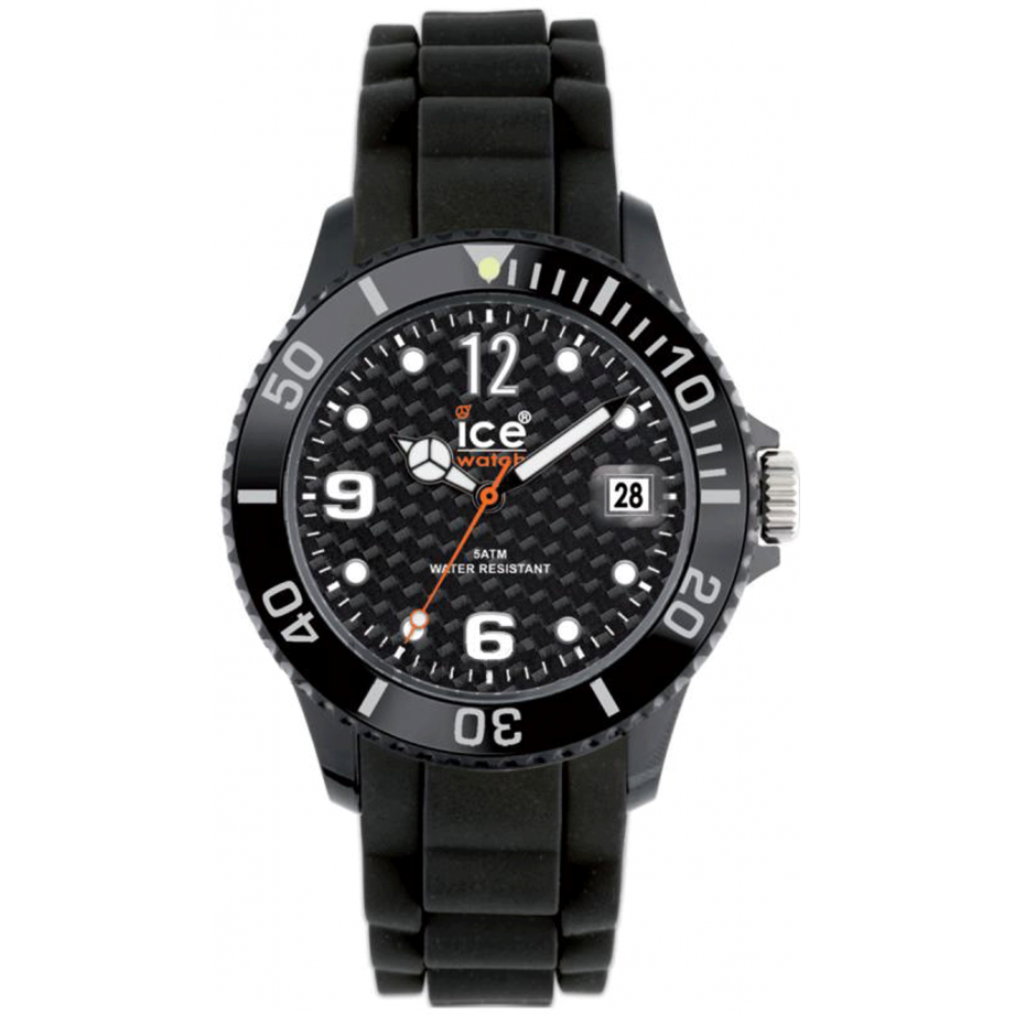 Ice-Watch Sili Forever Unisex Black Strap Quartz Watch - SI.BK.BB.S.11
