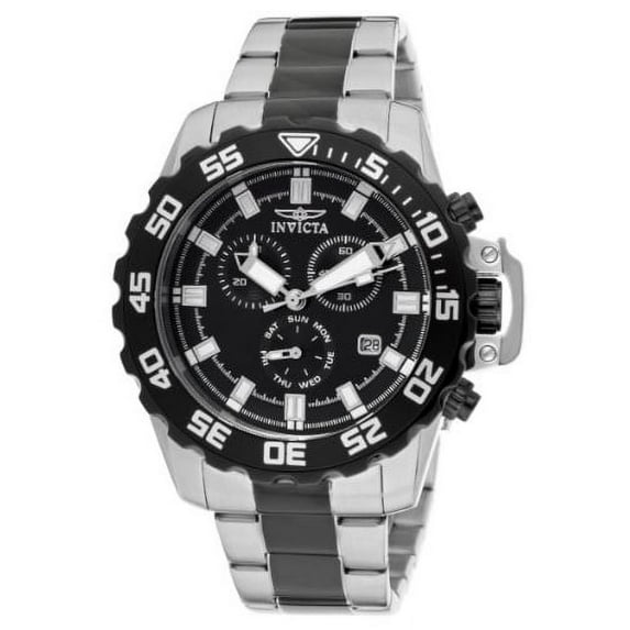 Invicta Men's 13630 Pro Diver Quartz Chronograph Black Dial Watch