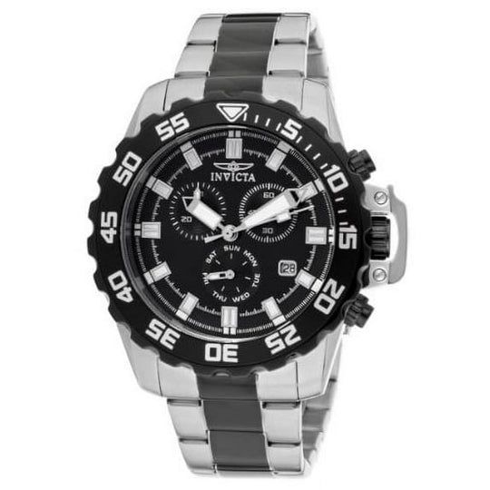 Invicta Men's 13630 Pro Diver Quartz Chronograph Black Dial Watch