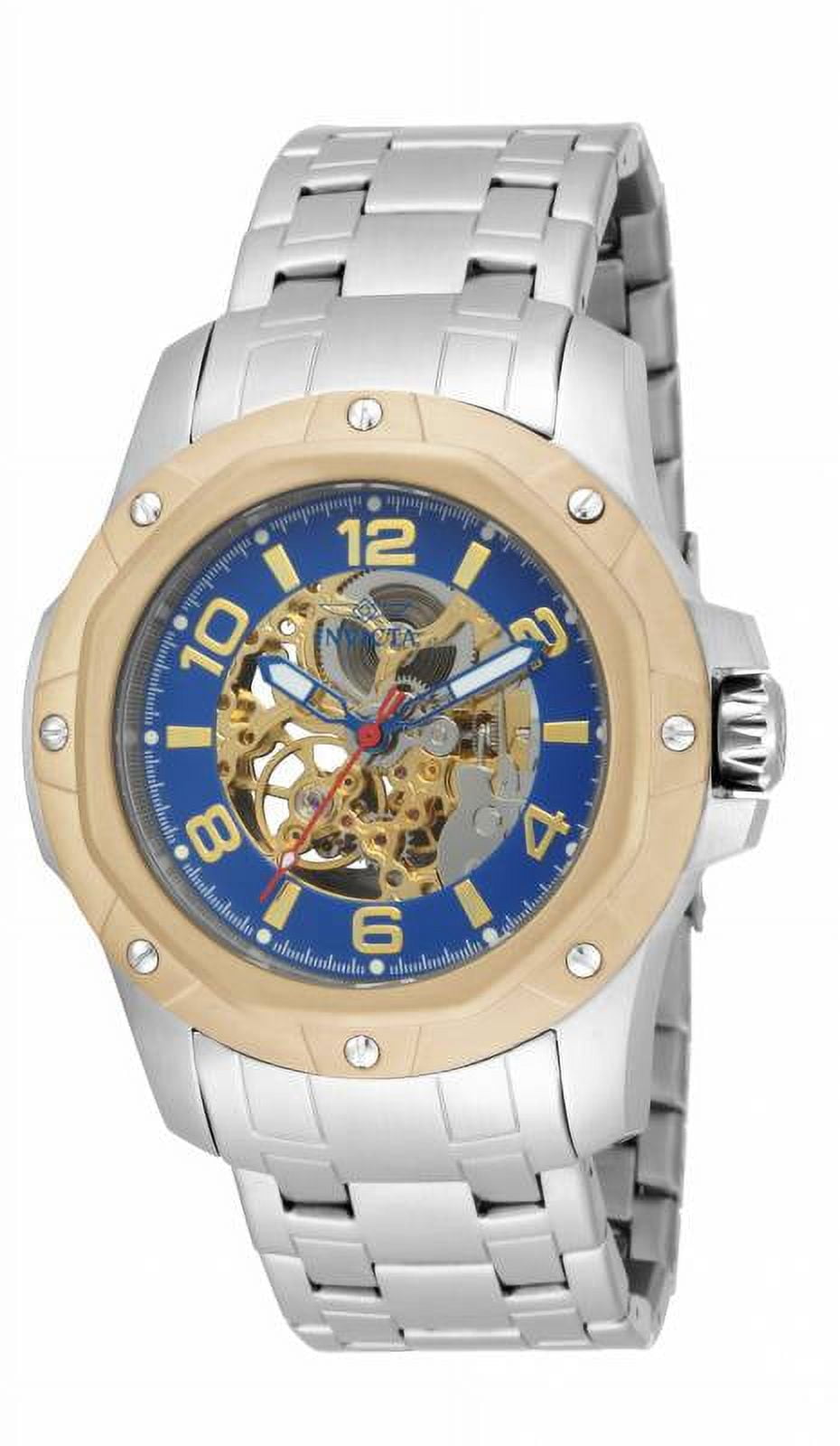 Invicta Men's 16127 Specialty Quartz Blue Skeleton Dial Watch