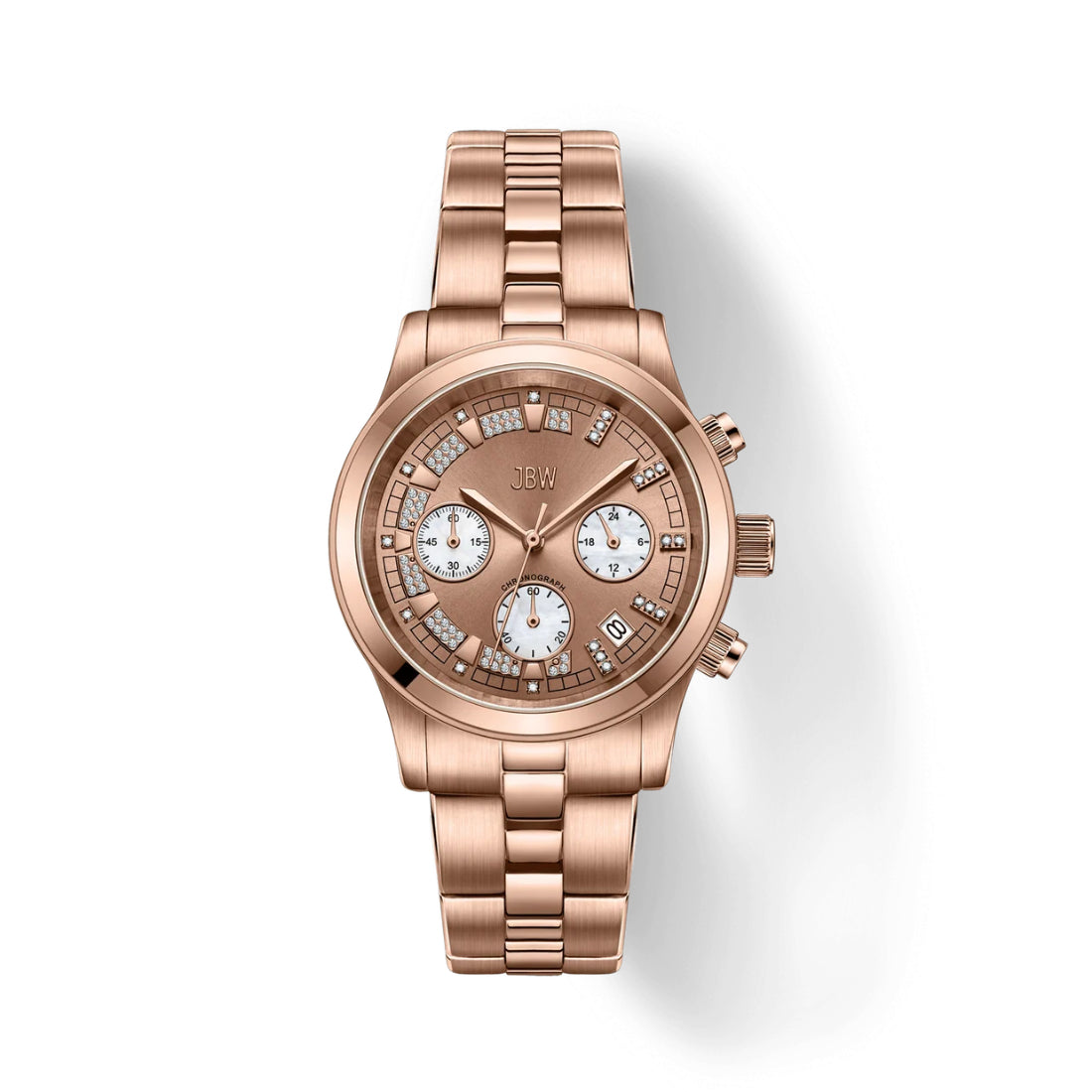 JBW Muse Unisex Rose Gold Bracelet Quartz Watch - JB-6217-L