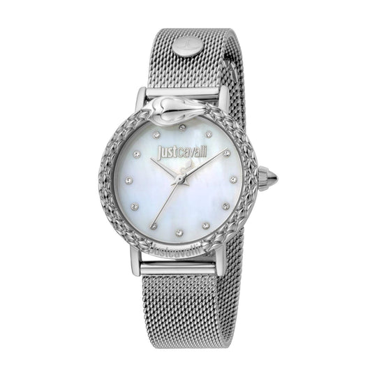 Just Cavalli Women's JC1L124M0055 Silver-tone Stainless Steel Watch