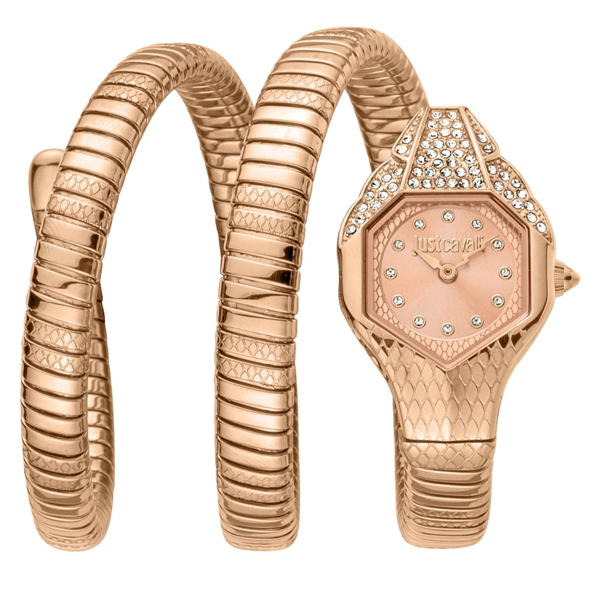 Just Cavalli Women's JC1L193M0045 Rose Gold-tone Stainless Steel Watch