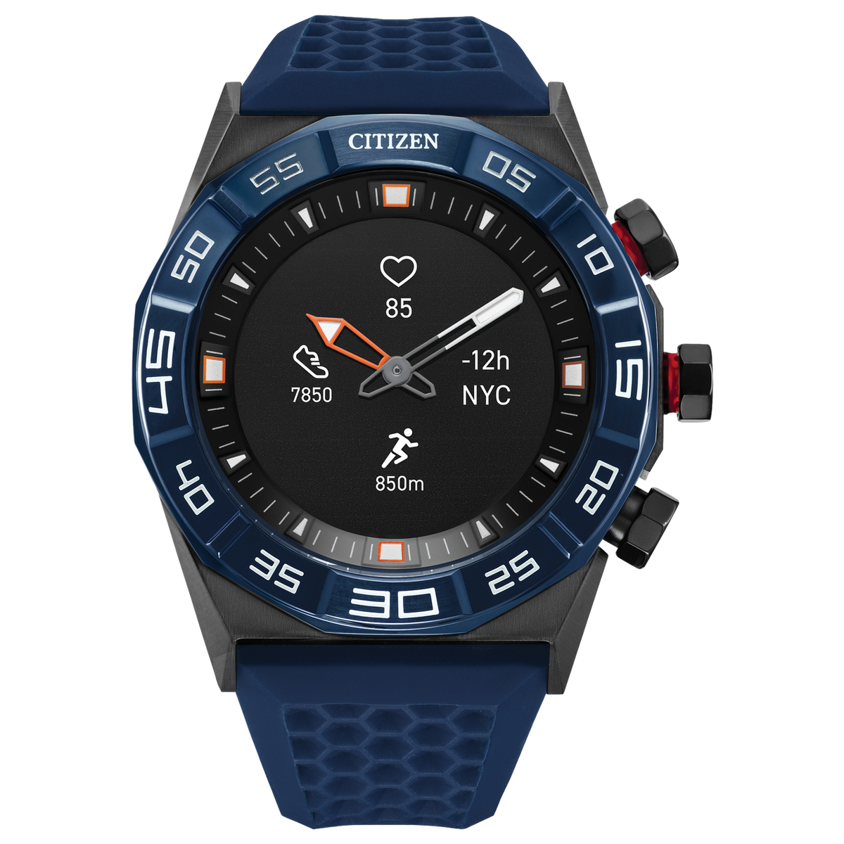 Citizen CZ Smart Hybrid Gen-1 Unisex Blue Strap Quartz Watch - JX1008-01E