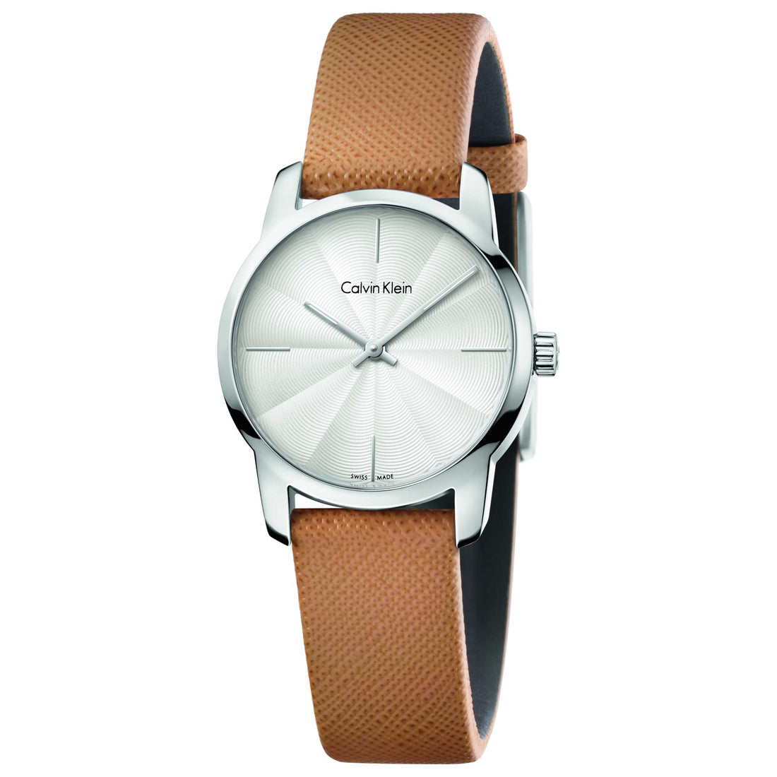 Calvin Klein City Collection Women's Brown Strap Quartz Watch - K2G231G6