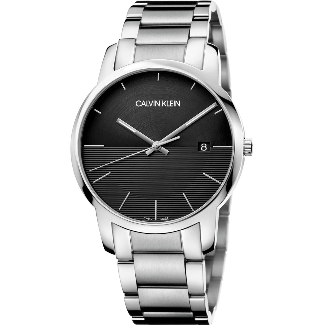 Calvin Klein City Collection Men's Silver-tone Bracelet Quartz Watch - K2G2G14C