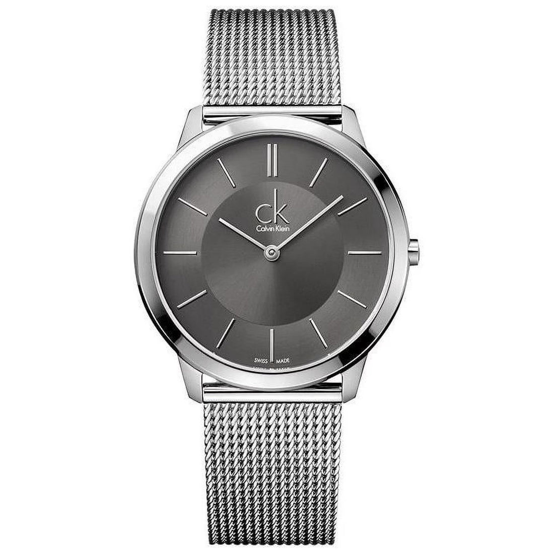 Calvin Klein Minimal Men's Silver Bracelet Quartz Watch - K3M21124