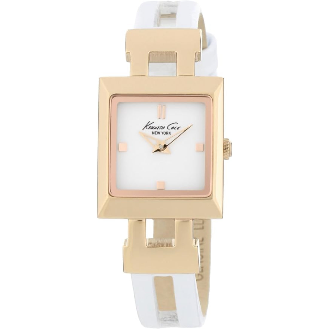 Kenneth Cole Petite Chic Metropolitan Collection Women's White Strap Quartz Watch - KC2621