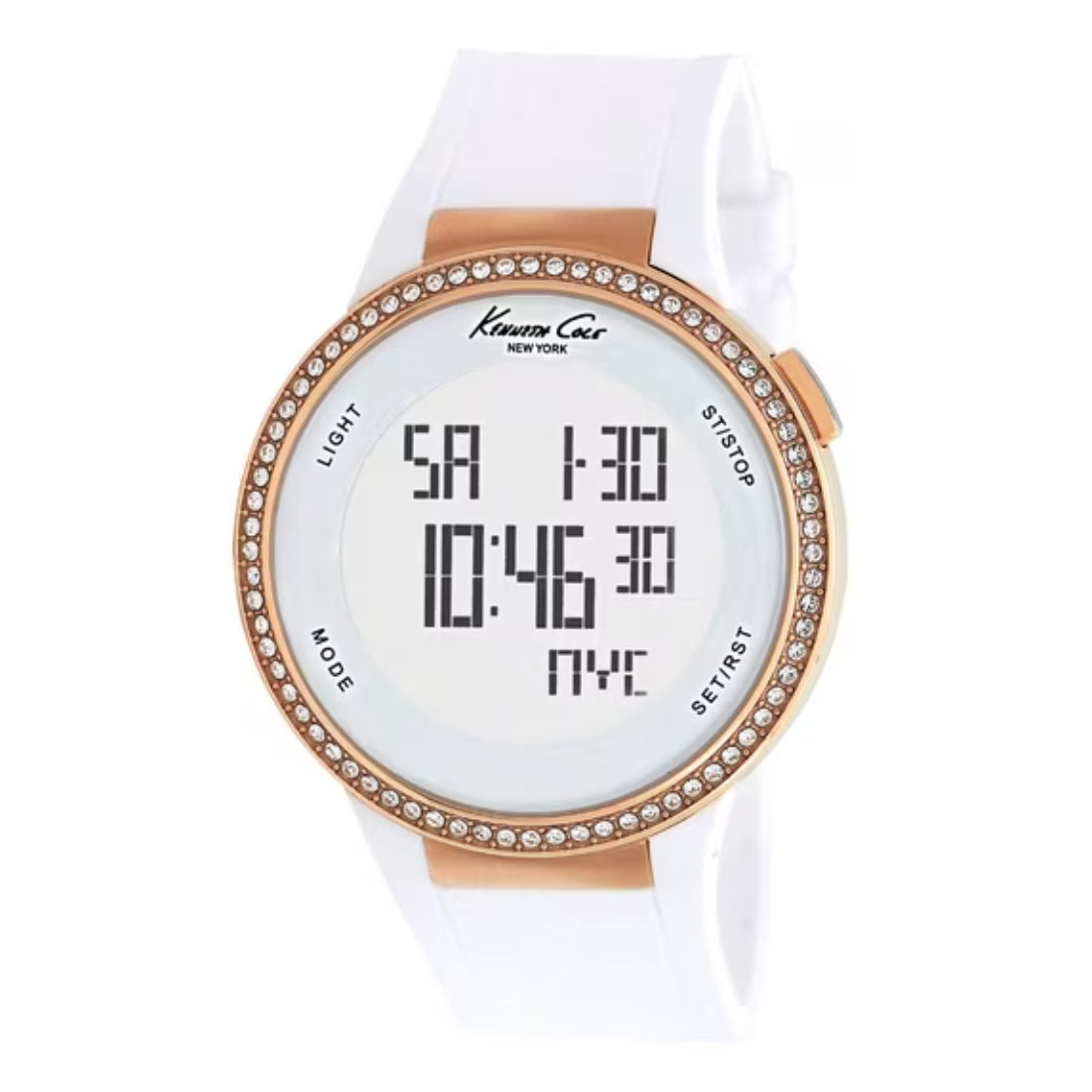 Kenneth Cole KC-Touch Women's White Strap Quartz Watch - KC2697
