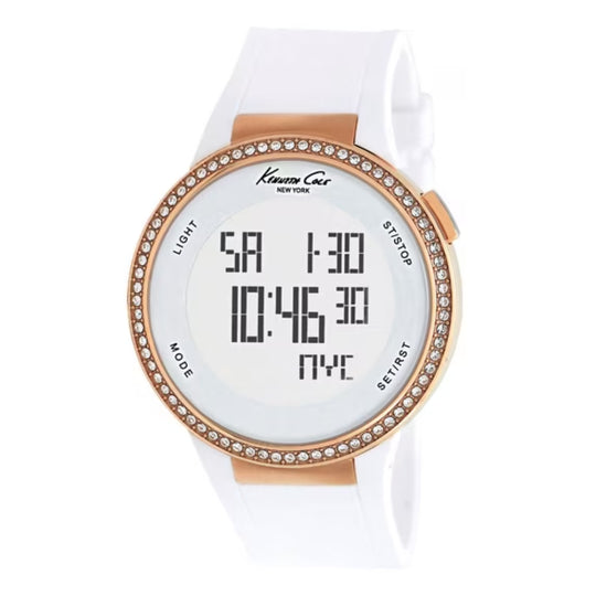 Kenneth Cole KC-Touch Women's White Strap Quartz Watch - KC2697