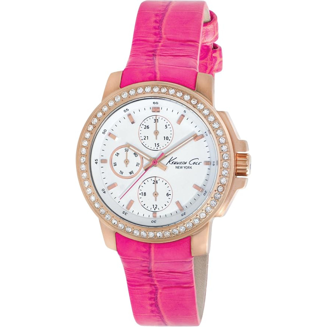 Kenneth Cole New York Women's Pink Strap Quartz Watch - KC2807