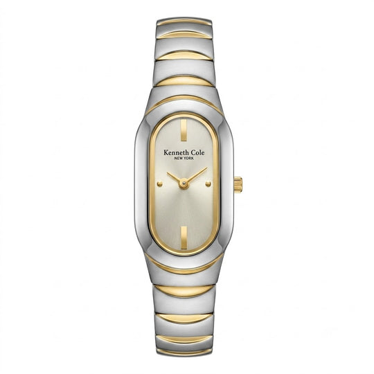 Kenneth Cole Classic Women's Two-tone (Silver and Gold) Bracelet Quartz Watch - KC4307