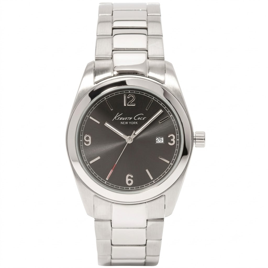 Kenneth Cole New York Men's Silver Bracelet Quartz Watch - KC9058
