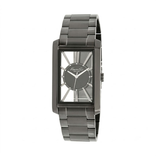 Kenneth Cole Transparency Men's Gunmetal Gray Bracelet Quartz Watch - KC9067